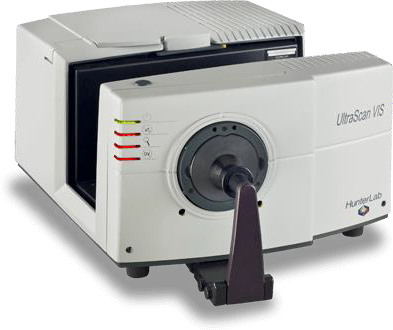 Angled view of the UltraScan VIS spectrophotometer